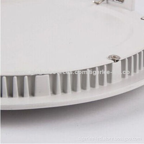 Ultra-thin LED downlight with Epistar chip, AC100-240V, CRI>80, 3-year warranty, long lifespan